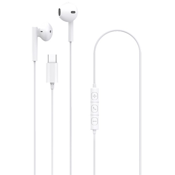 34151010 Auriculares USB TIPO C blanco