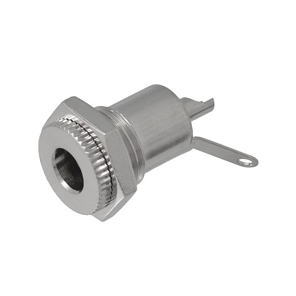 Base Alimentacion Barril 5,5X2,1mm Rosca 12mmØ