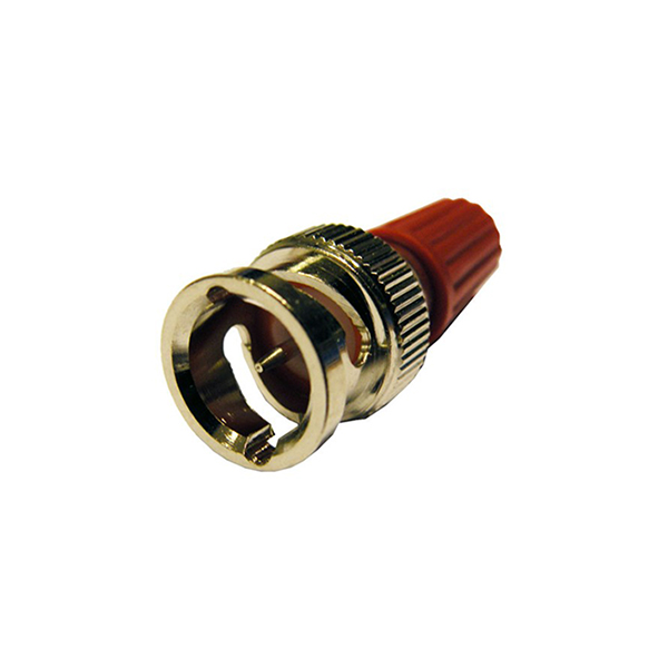 Adaptador BNC Macho/BANANA Hembra ROJA 4mm