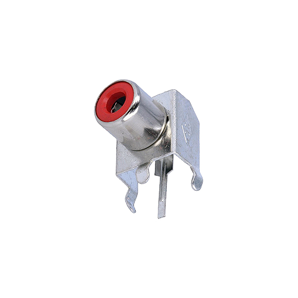 Conector RCA Hembra C.Impreso Roja