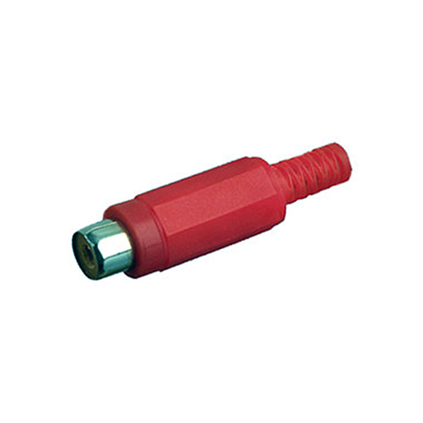 Conector RCA Hembra Roja