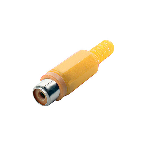 Conector RCA Hembra Amarillo