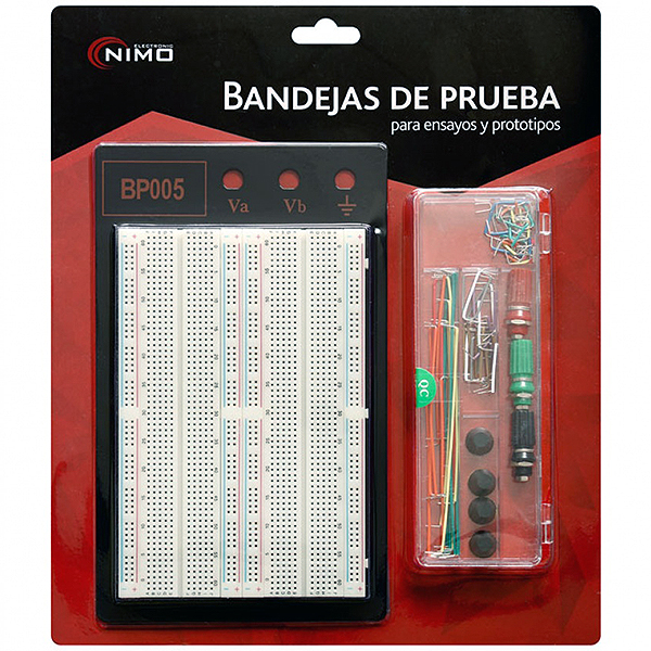 Placa Board Prototipos 1680 puntos 215x130mm