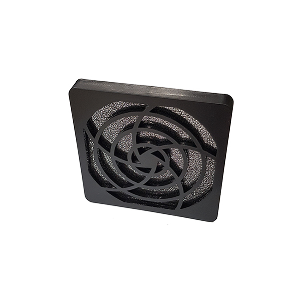 Rejilla Ventilador 80x80mm Plastico con Filtro