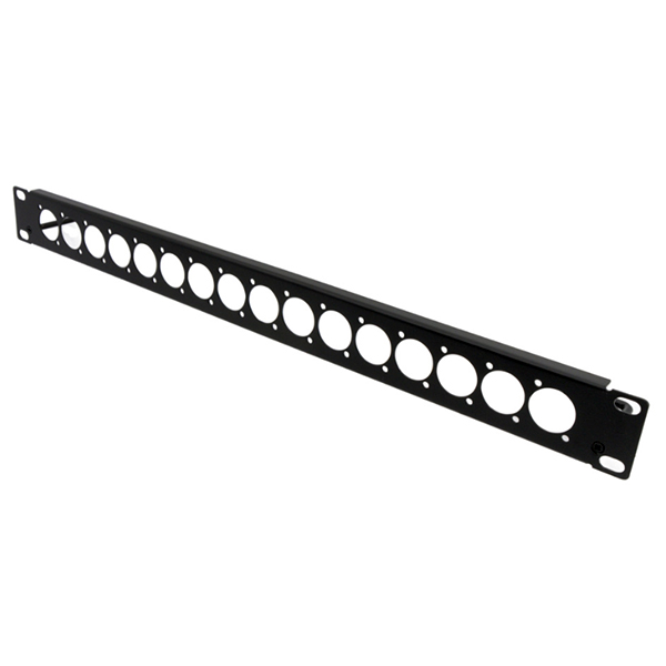 PatchPanel 16 puertos para conectores de audio/video a tornillo XLR / speakON / HDMI