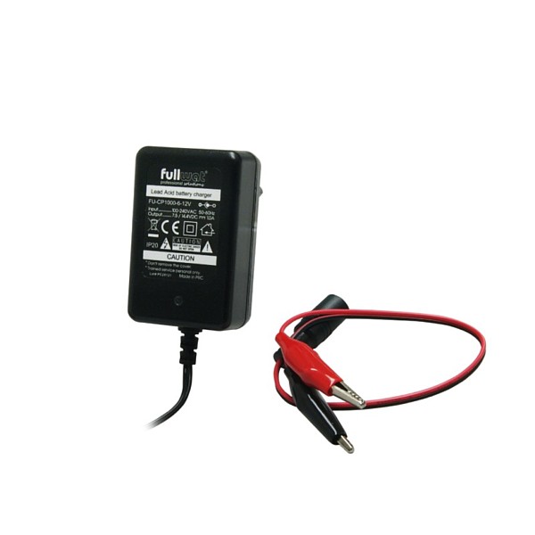 Cargador Baterías Plomo 6/12V 1A con led de estado