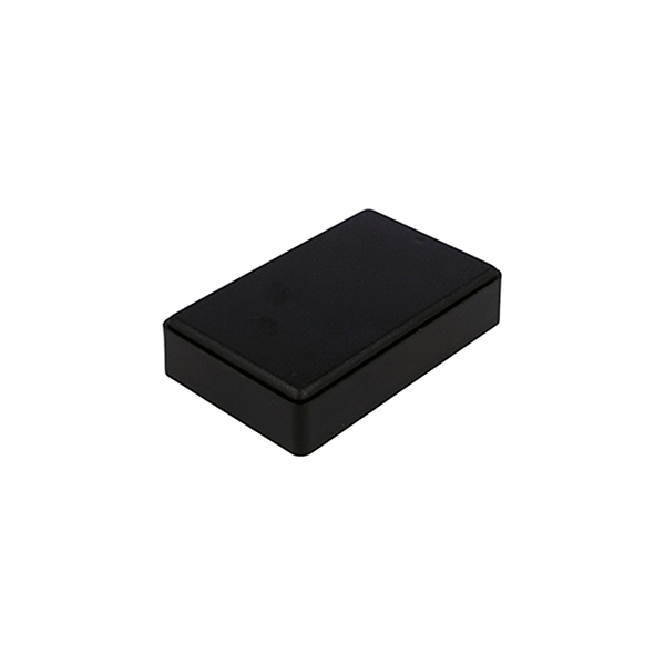 PP006N CAJA RECTANGULAR DE ABS NEGRO (RAL 9005)  90x58x22mm