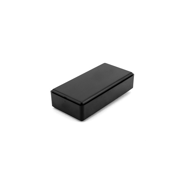 PP041N CAJA RECTANGULAR DE ABS NEGRO (RAL 9005)  101x51x26mm