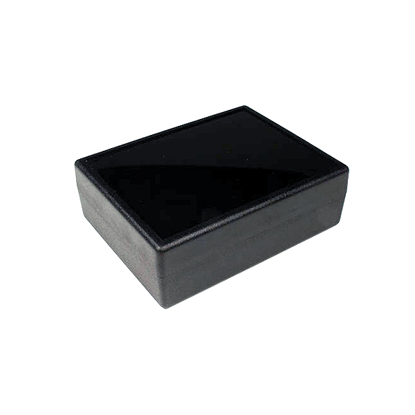 PP096N CAJA RECTANGULAR DE ABS NEGRO (RAL 9005)  109x86x36mm