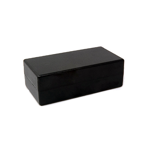 PP021N CAJA RECTANGULAR DE ABS NEGRO (RAL 9005)  107x55x36mm