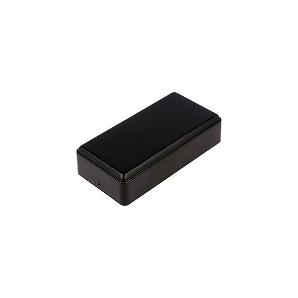 PP012N CAJA RECTANGULAR DE ABS NEGRO (RAL 9005)  79x40x20mm