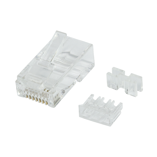 Conector RJ45 UTP Cat6A con guia suelta