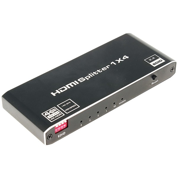 Multiplexor/Splitter HDMI 4 Salidas 4k EDID
