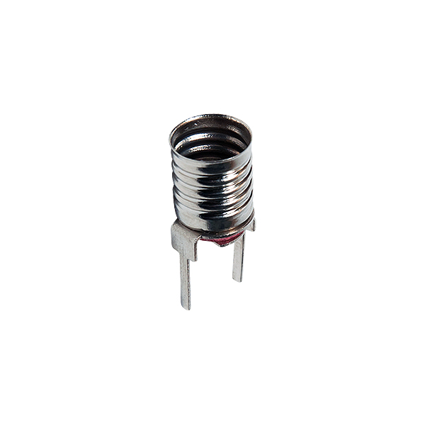 PORTALAMPARAS E10 para soldar en PCB