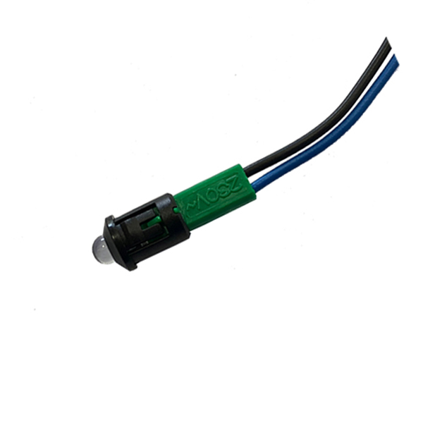 Piloto Led 9,5(8)mm 230V Verde Alto Brillo