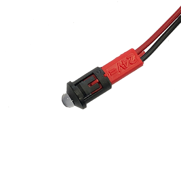 Piloto Led 9,5(8)mm 24V Rojo Alto Brillo