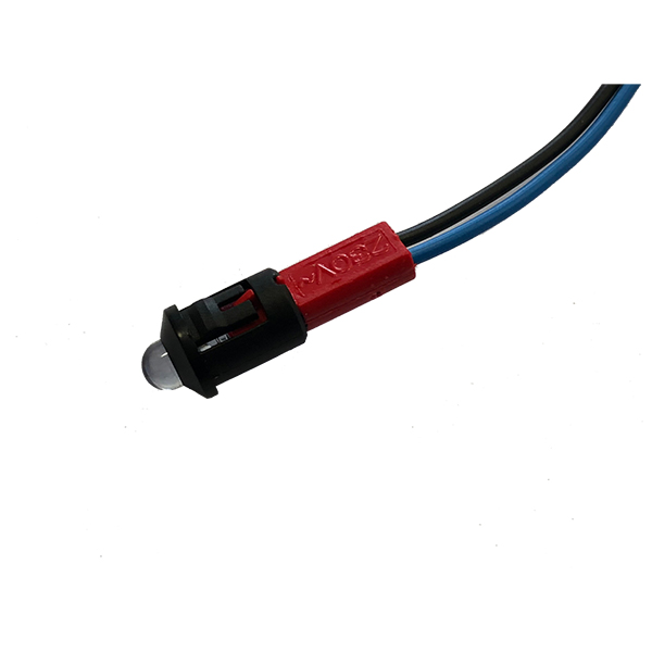 Piloto Led 9,5(8)mm 230V Rojo Alto Brillo