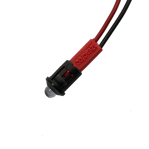 Piloto Led 9,5(8)mm 12V Rojo Alto Brillo