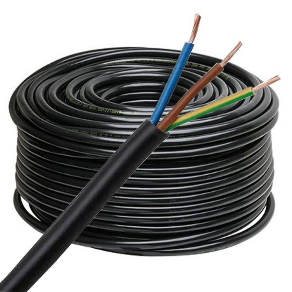 MANGUERA RV-K 0.6/1KV 3G1,5 Negra