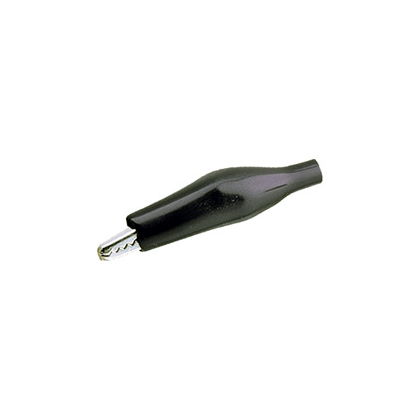 Pinza Cocodrilo Aislada Negra 27mm (total 35m)