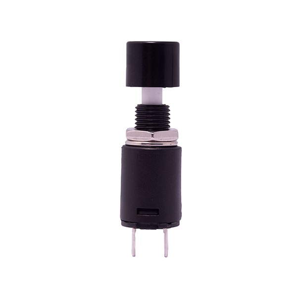 3824N Interruptor Pulsacion Off-On Negro 250V/1,5A