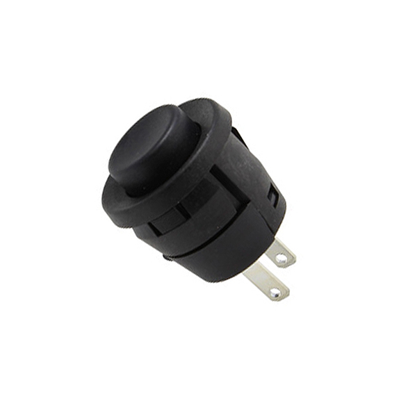 PULSADOR OFF-(ON) 2A/250V M17Ø NEGRO
