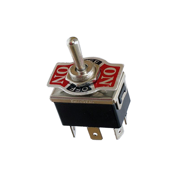 Conmutador 2C 3P On-Off-On M12Ø 10A/250V 