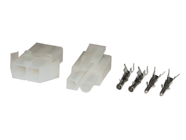 Conjunto conectores 2C Tamiya P6,20mm 8Amp