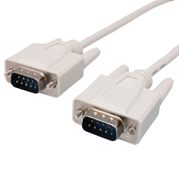 Cable extensión 1:1 DB9M/DB9M 3mts moldeado