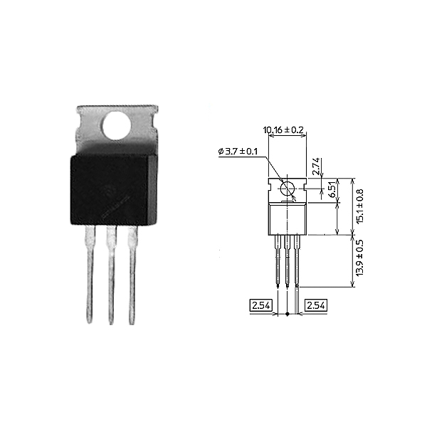 BD293 TO220 Transistor (hasta finalizar existencias)