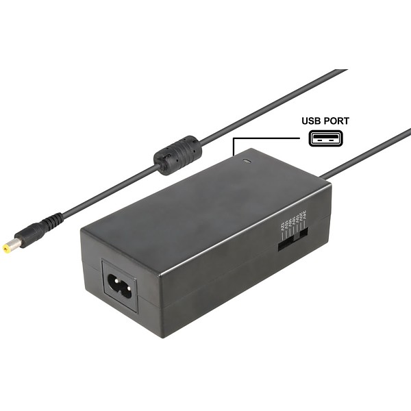 Alimentador Regulable 12 a 24Vdc 70W + USB