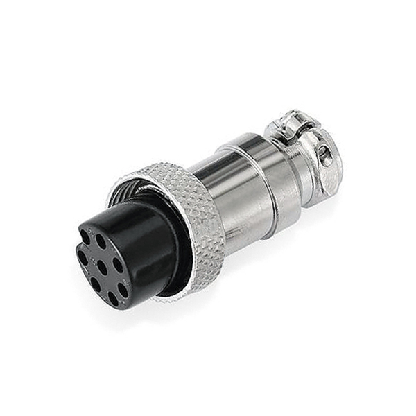 Conector GX16 8 Pin Hembra Aereo