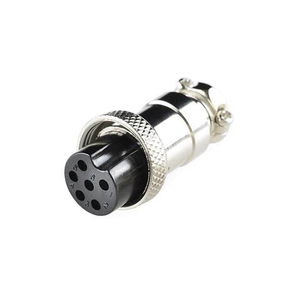 Conector GX16 6Pin Hembra Aereo