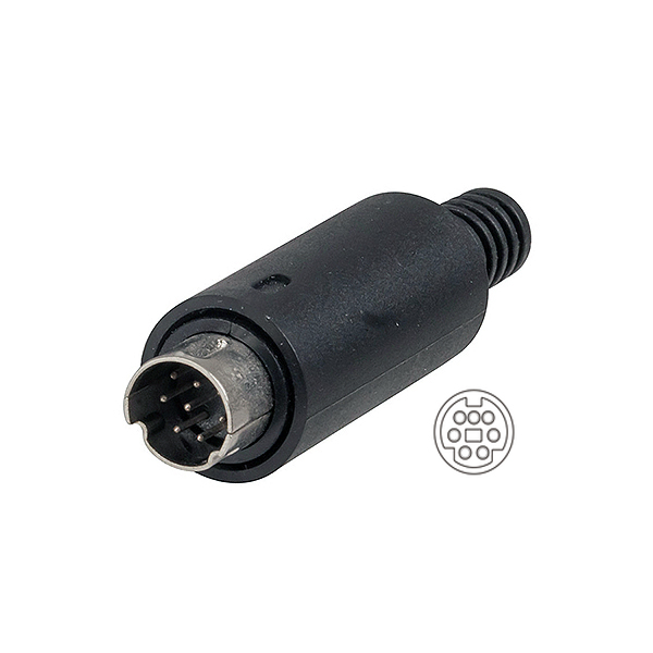 Conector Minidin 7C Macho