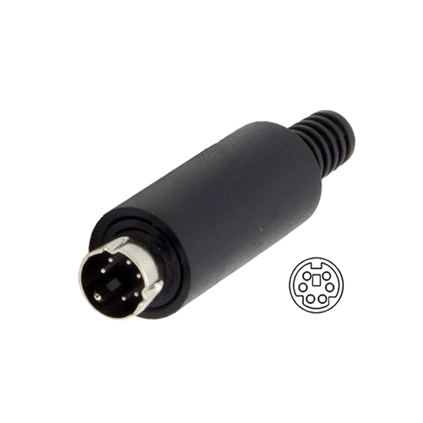 Conector Minidin 6C Macho