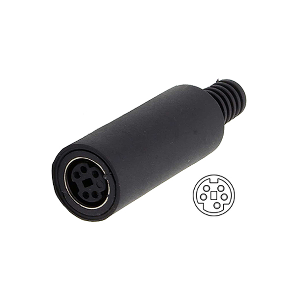 Conector Minidin 5C Hembra