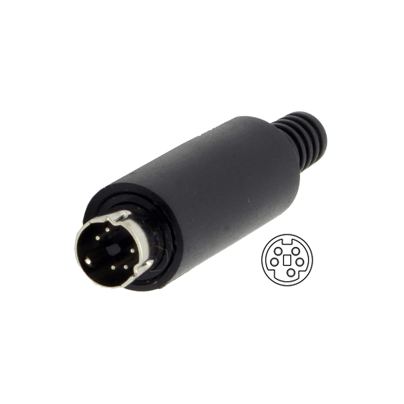 Conector Minidin 5C Macho
