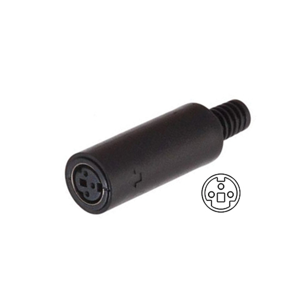 Conector Minidin 3C Hembra