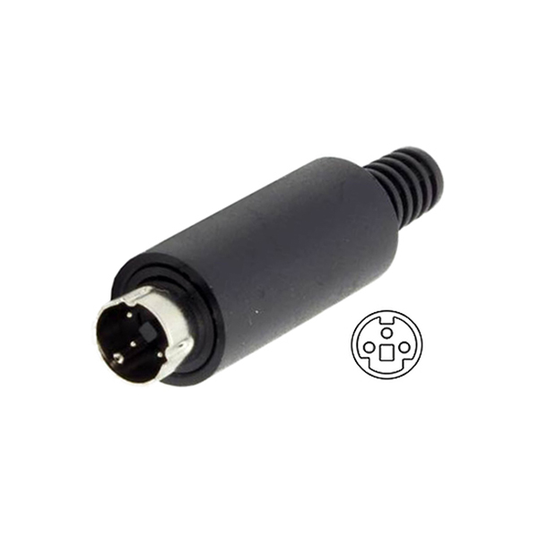 Conector Minidin 3C Macho