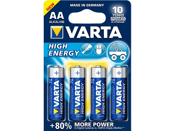 LR6 / AA - 1,5V PILA ALCALINA VARTA BL4