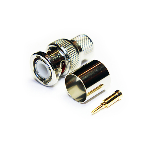 Conector BNC Macho RG11 Crimpar