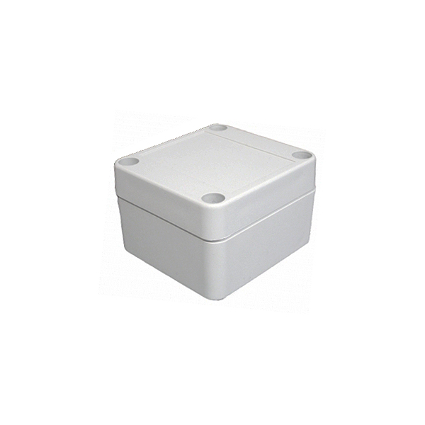 PP074G CAJA PARA ELECTRICIDAD DE ABS GRIS (RAL 7035) CON IP65  64x60x41mm