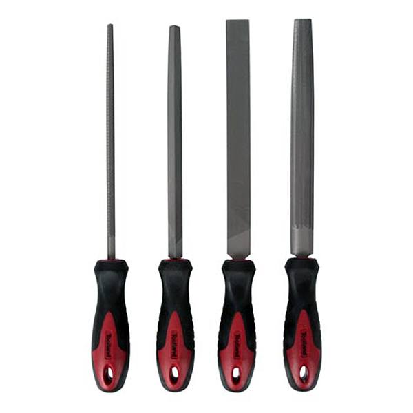 JUEGO LIMAS PARA MADERA - 20cm/8" - 4 uds