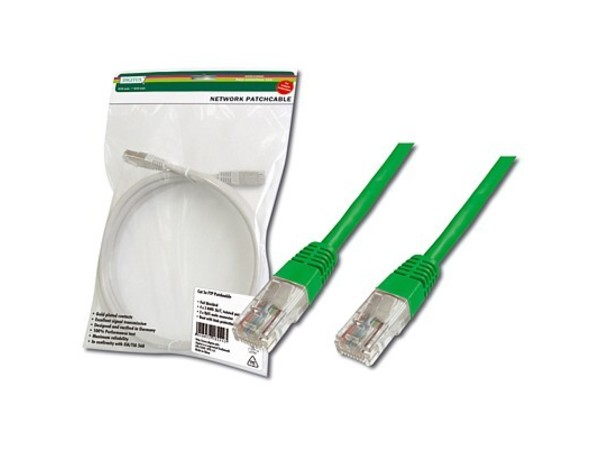 Latiguillo Cat6 UTP 2mts VERDE Cu