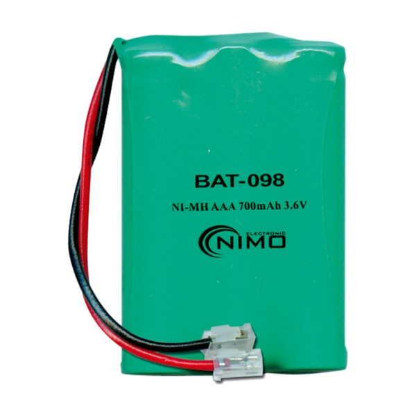 PACK BATERIAS AAAx3 750MA 3,6V NI-MH