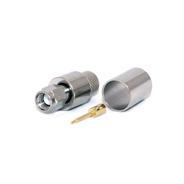 Conector SMA Macho LMR400/RG213 Crimpar