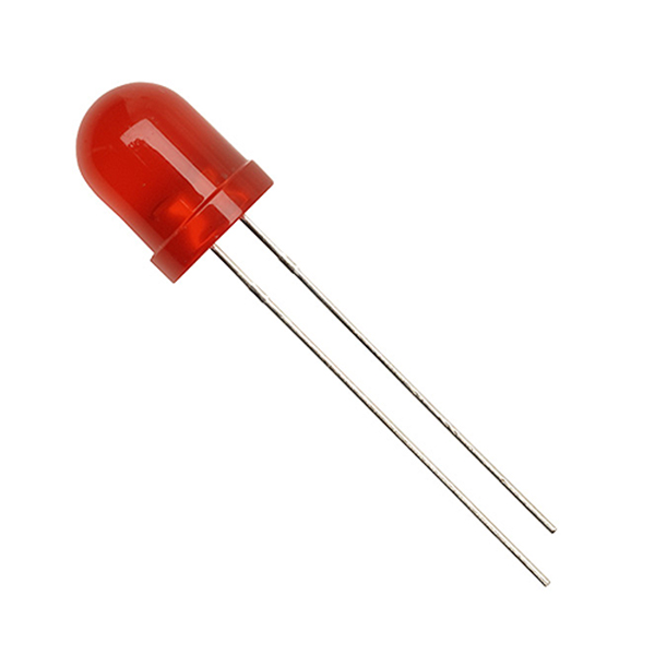 Led 8mm Rojo 625nm 100mcd