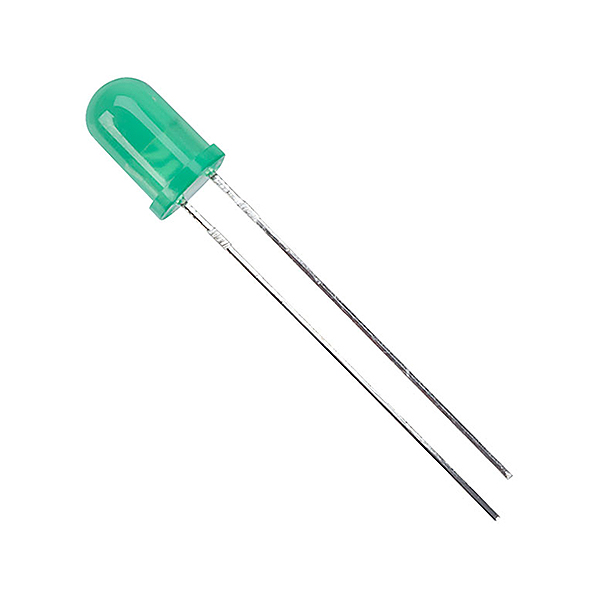 Led 5mm Verde 576nm 150mcd
