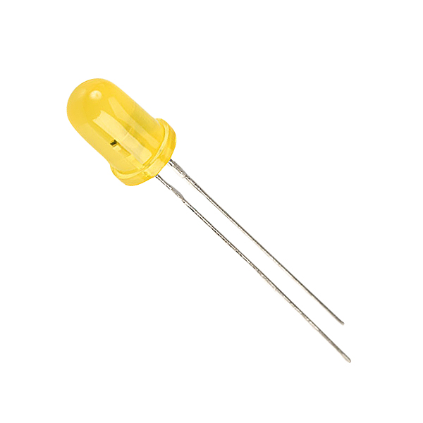 Led 5mm Amarillo 590nm 432mcd