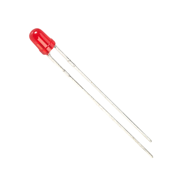 Led 3mm Rojo 700nm 8mcd